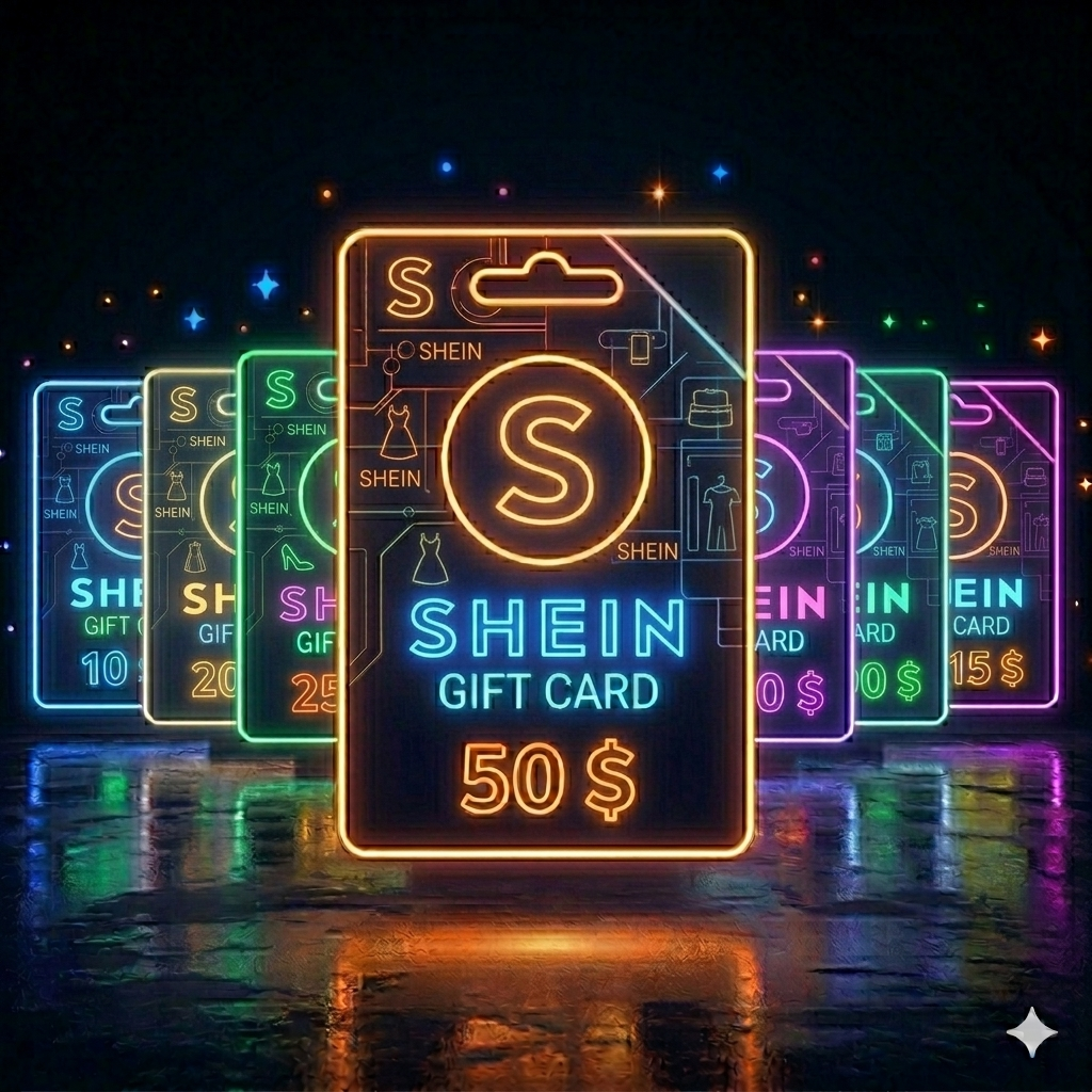 بطاقة هدايا شي إن 300 ريال سعودي